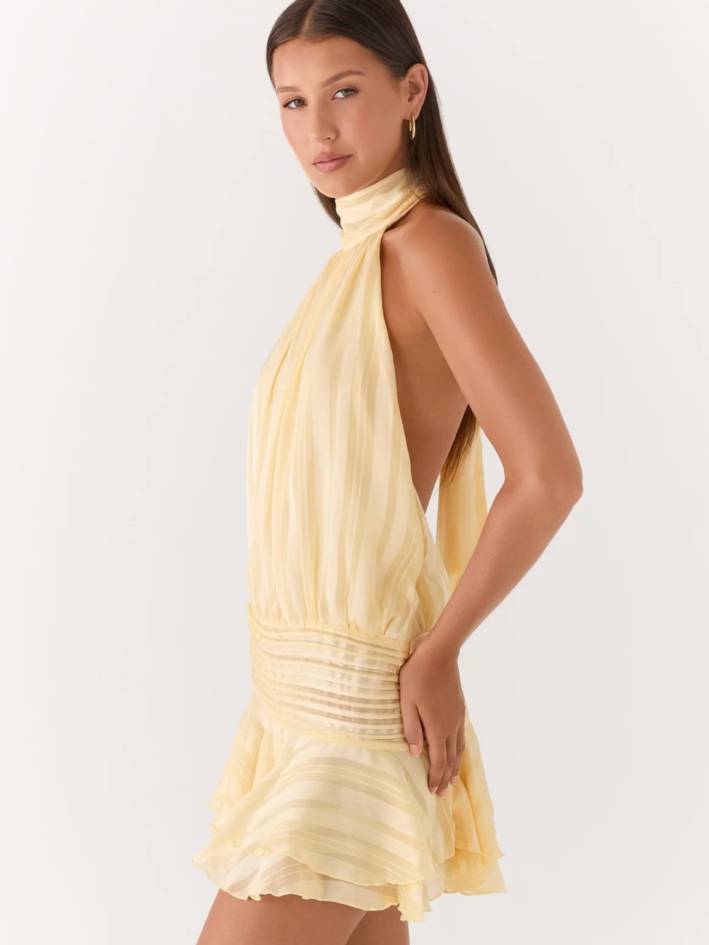 PEPPERMAYO Willow Chiffon Mini Dress - Picture 4 of 5
